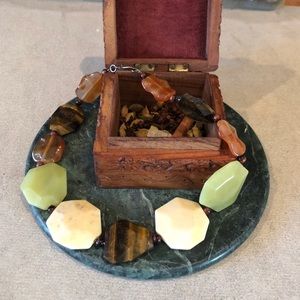 Earthy natural stone necklace